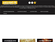 Tablet Screenshot of loclight.fr